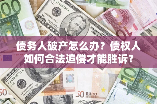 北京债务人破产怎么办？债权人如何合法追偿才能胜诉？