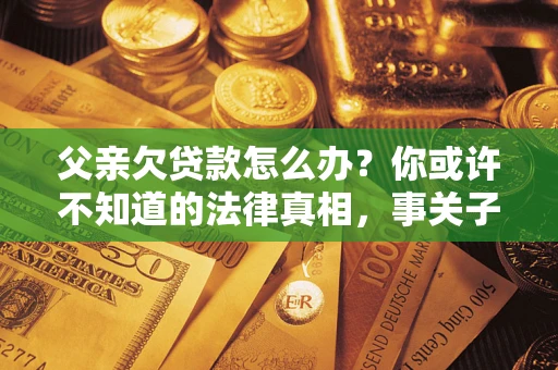 北京父亲欠贷款怎么办？你或许不知道的法律真相，事关子女未来