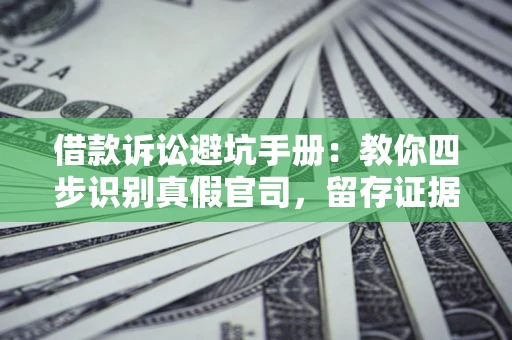 北京借款诉讼避坑手册：教你四步识别真假官司，留存证据不踩雷
