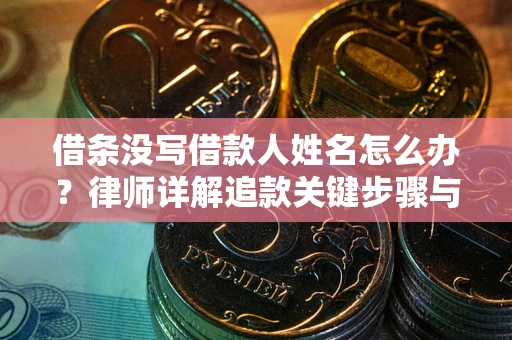 北京借条没写借款人姓名怎么办？律师详解追款关键步骤与证据链构建