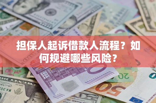 北京担保人起诉借款人流程？如何规避哪些风险？