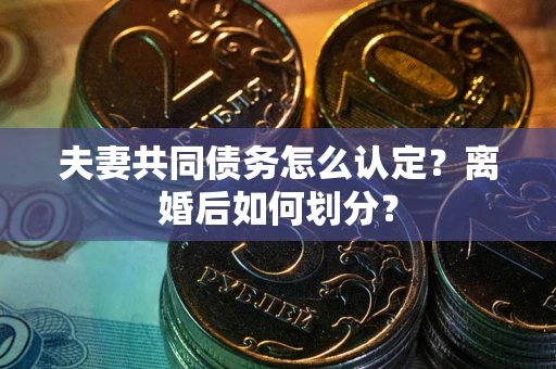 北京夫妻共同债务怎么认定？离婚后如何划分？