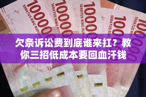 北京欠条诉讼费到底谁来扛？教你三招低成本要回血汗钱